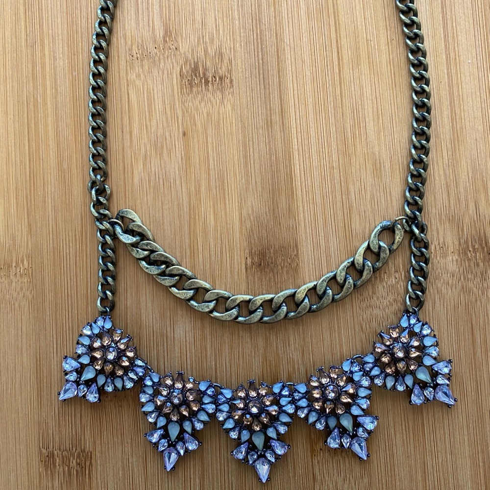 Baublebar Two Layer Gemstone Statment Necklace - image 1